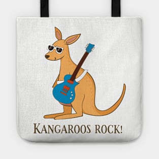 Kangaroos Rock, Funny Cute Kangaroo Australian Tote