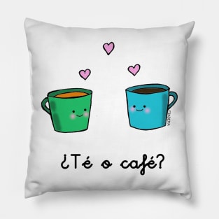 Do you want TEA or COFFEE? Pillow