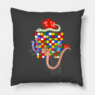 Snake and Ladder Pillow