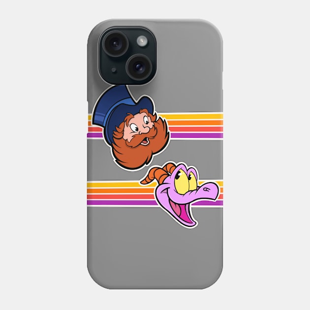 Happy little purple dragon of imagination Phone Case by EnglishGent