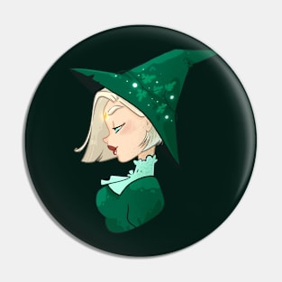 Green witch Pin