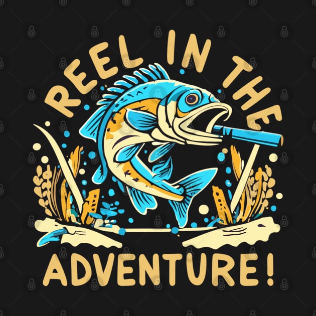 "Reel in the Adventure" – design by WEARWORLD