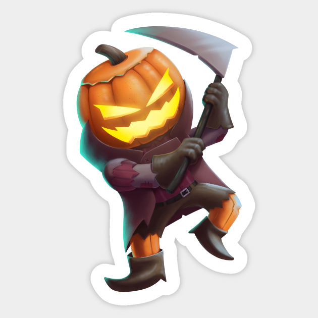 Pumpkinhead Seedling - Halloween - Sticker