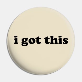 I got this Pin