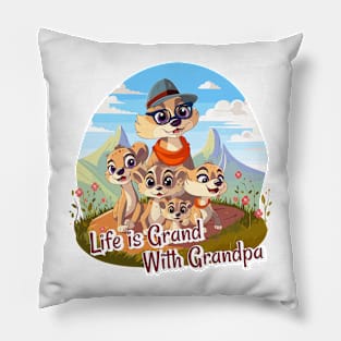 Life is Grand with Grandpa Pillow