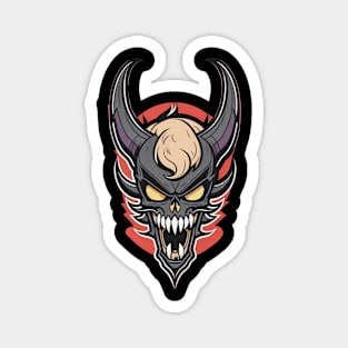 Demonic Evil Logo Art Magnet