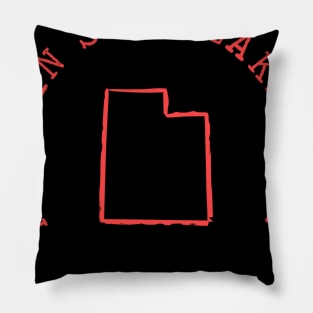 Made in Utah T-Shirt Pillow