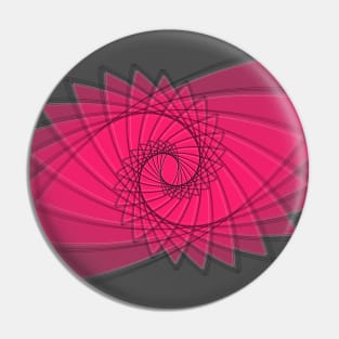 hypnotized - fluid geometrical eye shape Pin