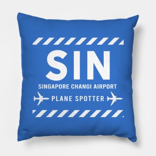 SIN Plane Spotter | Gift Pillow