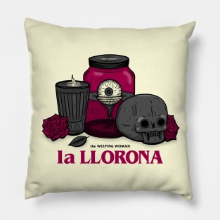 la LLORONA - the WEEPING WOMAN Pillow