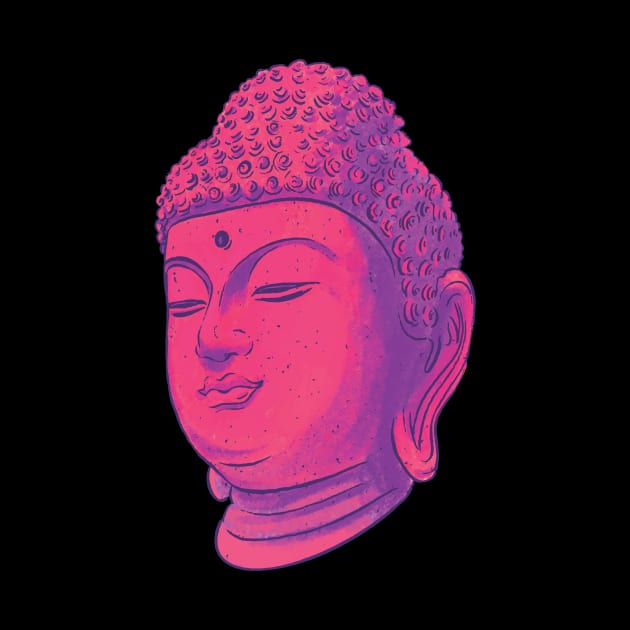 Buddha Head by LAPublicTees