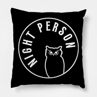 Night Person Pillow