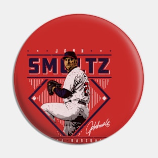 John Smoltz Atlanta Diamond Name Pin