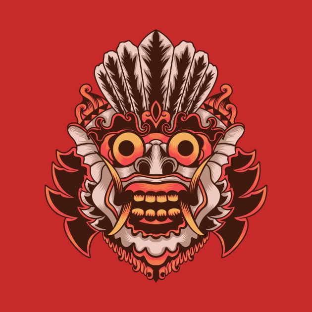 Bali Barong Monster Mask by SLAG_Creative