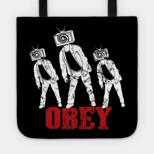 Conspiracy Theory TV Brainwashing Tote