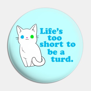 Don't Be A Turd Pin