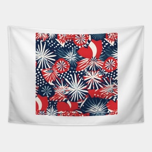 Patriotic 4th of July Pattern 17 Tapestry