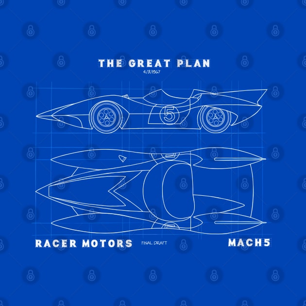 Mach 5 Blueprint - The Great Plan by DistractedGeek