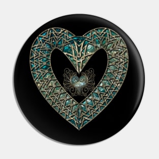 Wonderful elegant celtic heart Pin