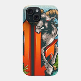 alpha goat Phone Case