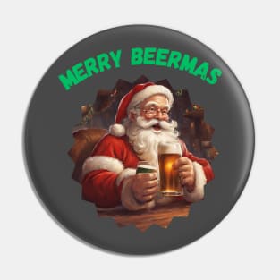 Merry Beermas Pin