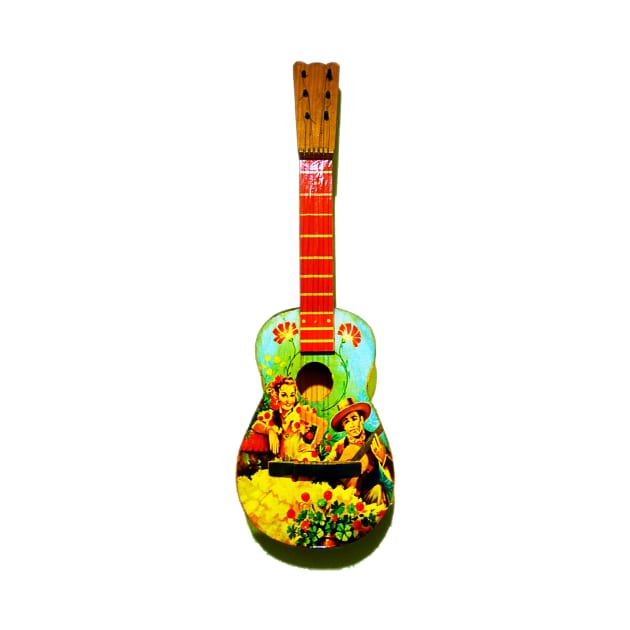 Toy guitar by kathyarchbold