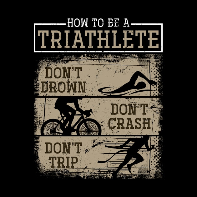 Retro Triathlon Triathlete by shirtsyoulike