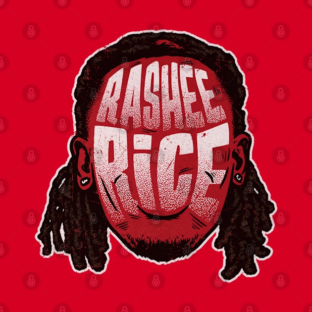 Rashee Rice Kansas City Player Silhouette by danlintonpro