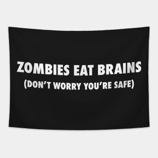 Zombies Eat Brains Tapestry