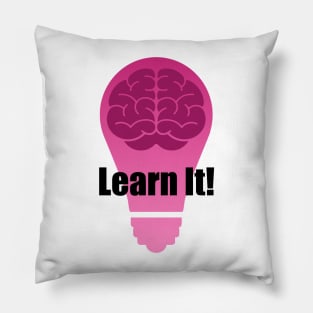 Learn It! Pink Pillow