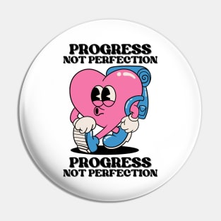 Progress, Not Perfection. Motivational and Inspirational Quotes, Inspirational quotes for work, Colorful, Vintage Retro Pin