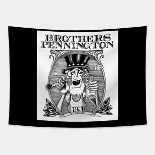 BROTHERS PENNINGTON: OLD UNCLE SAM LOGO Tapestry