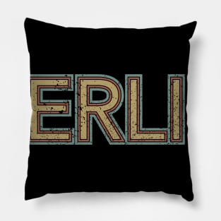 Berlin Retro Vintage Tourist City Trip Gift Idea Pillow