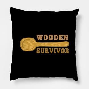 Wooden Spoon Survivor Pillow