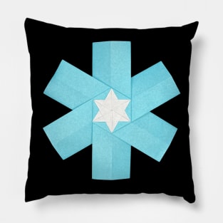 Origami snowflake Pillow