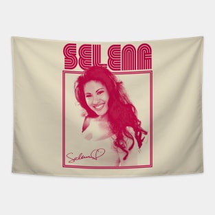 Selena Vintage Retro FanArt Tapestry