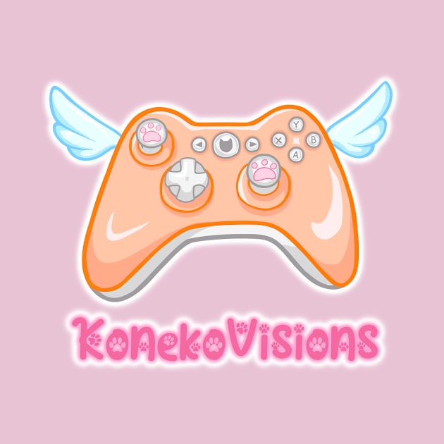 Orange Game Controller by KonekoVisions