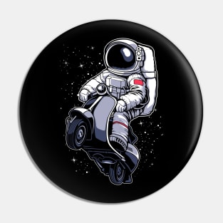 astronaut scooter Pin