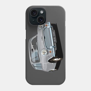 classic mini cooper in grey Phone Case