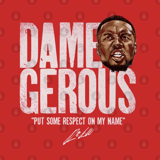 Damian Lillard Portland Dame-gerous by Buya_Hamkac