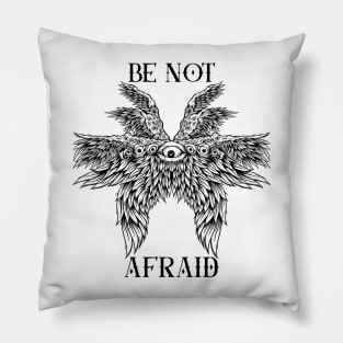 Angel of Light: A Biblically Inspired Seraphim Design Pillow