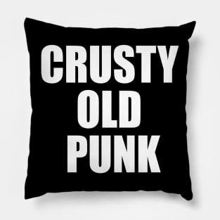 Crusty Old Punk Pillow