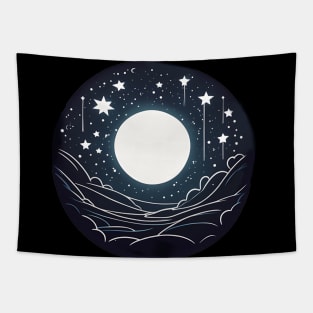 Cosmic Illusion Tapestry