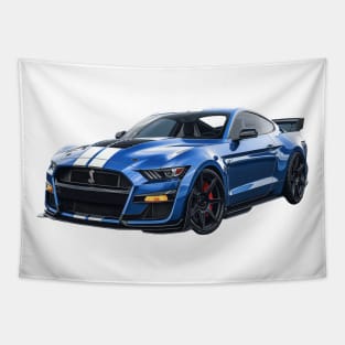 Blue Streak Speedster Tapestry