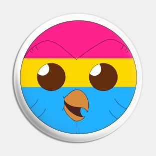 Owl Pansexual Pin