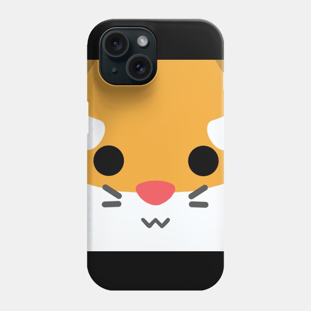 Hamster Face Phone Case by Clarmeleon