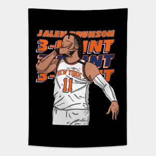 Jalen Brunson Three-Point Tapestry