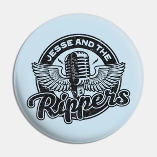 Jesse and the Rippers - Funny 80's Rock Pin