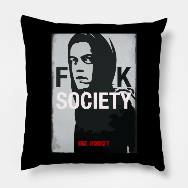 F Society Pillow by zulu