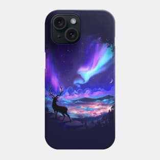 Deer Aurora Hill Phone Case